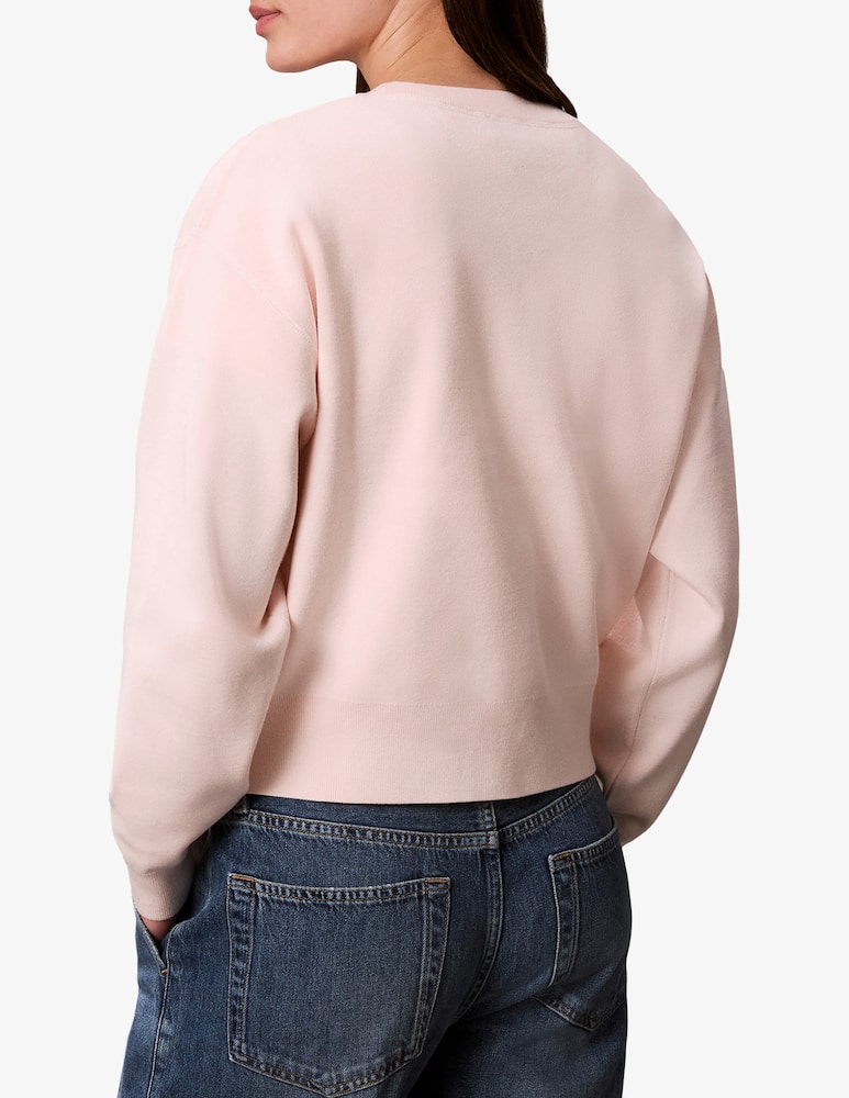 rinascente Calvin Klein Jeans Logo ottoman pullover