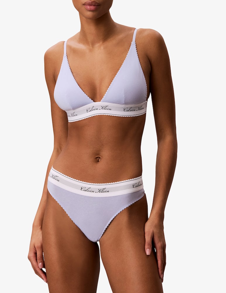 rinascente Calvin Klein Thong script briefs