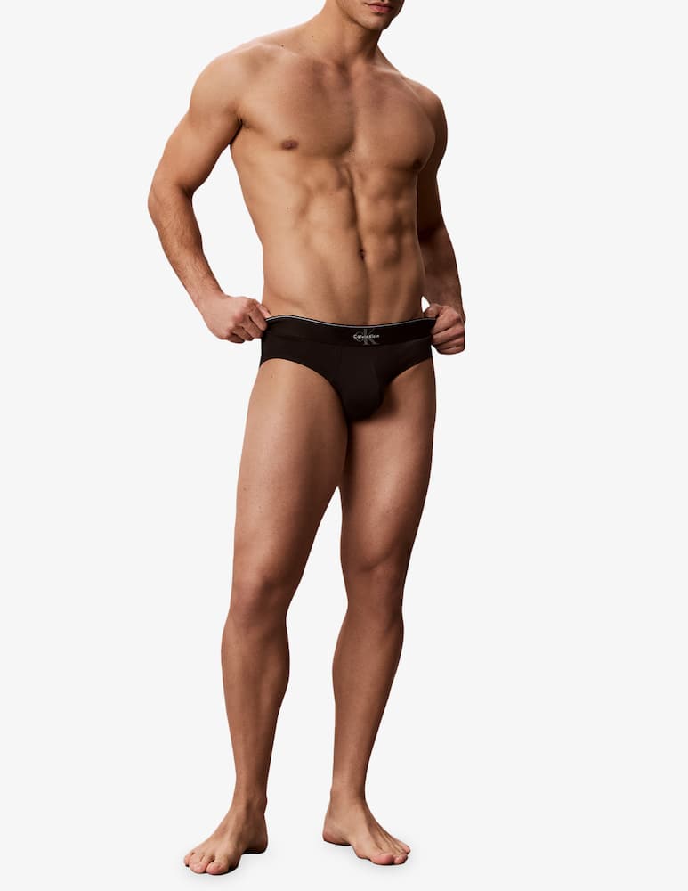 Calvin Klein Pack 3 slip hip brief in cotone - immagine 3 Calvin Klein Pack 3 slip hip brief in cotone - immagine 3