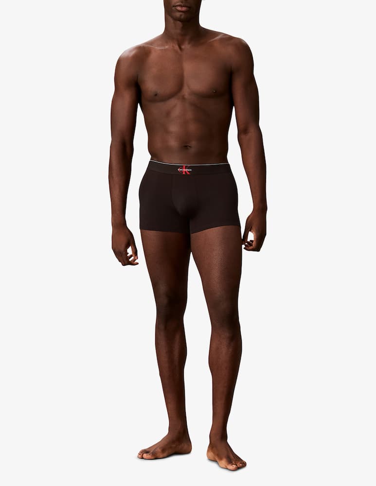 Calvin Klein Boxer trunk grafica monogramma 3 pack - immagine 2 Calvin Klein Boxer trunk grafica monogramma 3 pack - immagine 2
