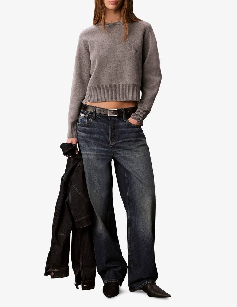 rinascente Calvin Klein Jeans Pullover raglan in lana e cotone