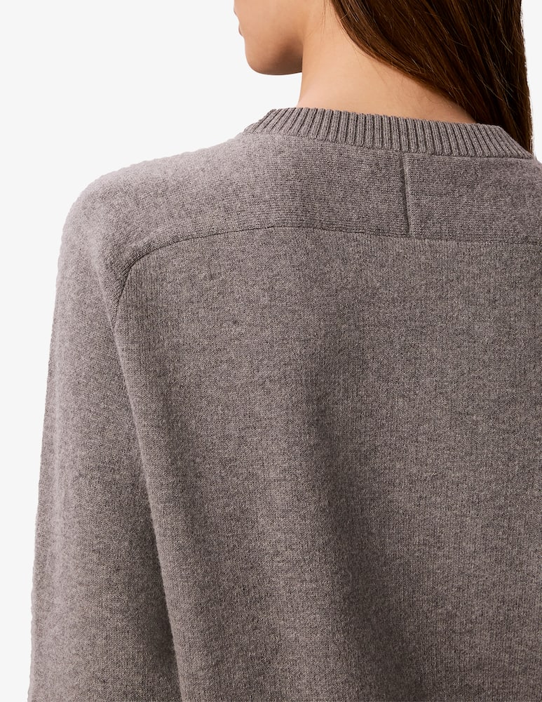 Calvin Klein Jeans Pullover raglan in lana e cotone - immagine 4 Calvin Klein Jeans Pullover raglan in lana e cotone - immagine 4