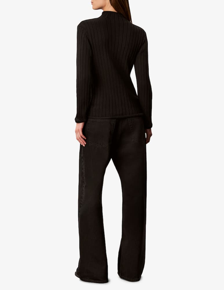 Calvin Klein Jeans Ribbed mock neck sweater - picture 3 Calvin Klein Jeans Ribbed mock neck sweater - picture 3