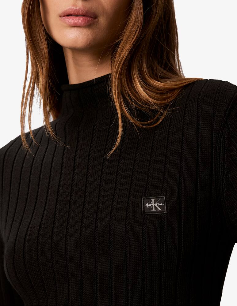 Calvin Klein Jeans Ribbed mock neck sweater - picture 4 Calvin Klein Jeans Ribbed mock neck sweater - picture 4