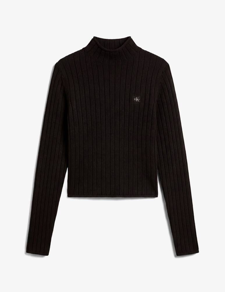 Calvin Klein Jeans Ribbed mock neck sweater - picture 5 Calvin Klein Jeans Ribbed mock neck sweater - picture 5