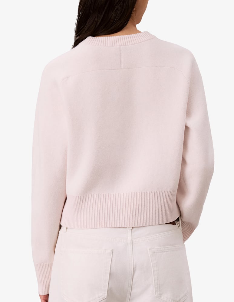 Calvin Klein Jeans Pullover raglan in lana e cotone - immagine 3 Calvin Klein Jeans Pullover raglan in lana e cotone - immagine 3