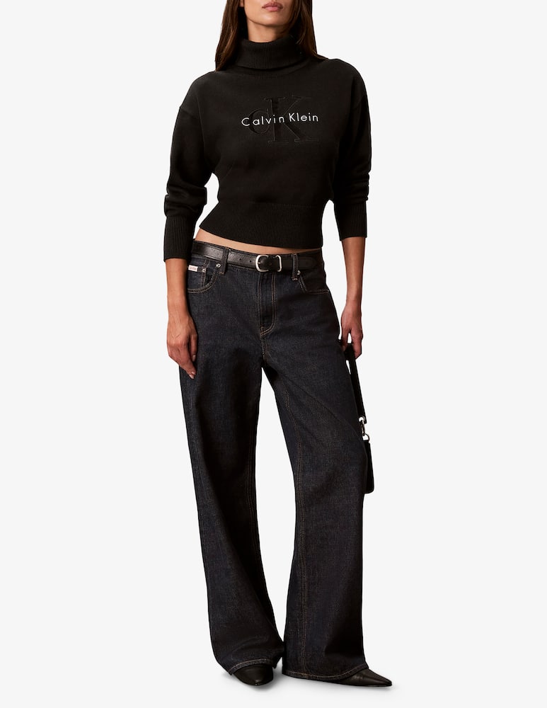 Calvin Klein Jeans Logo turtleneck jumper - picture 2