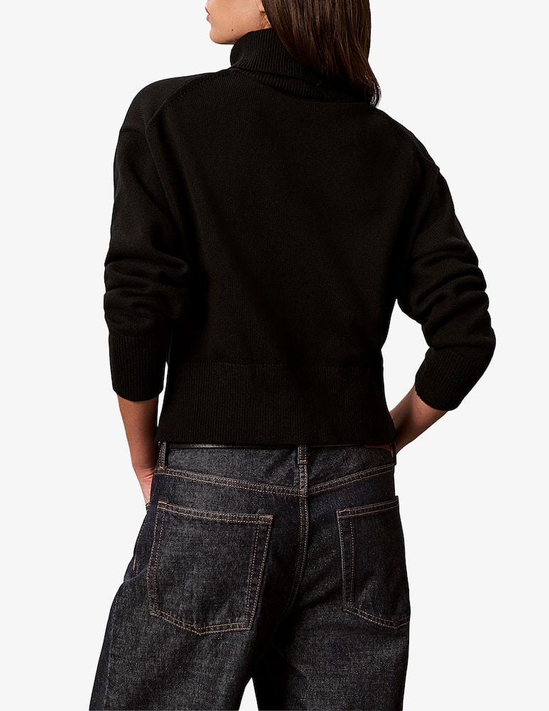 Calvin Klein Jeans Logo turtleneck jumper - picture 3