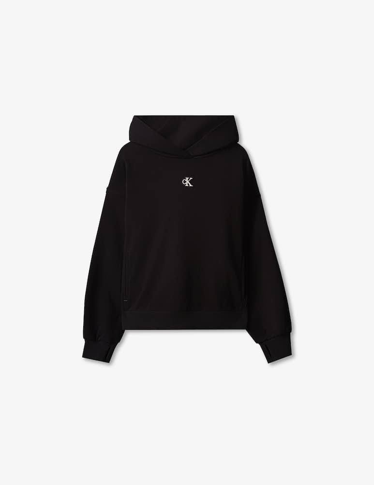 Calvin Klein Felpa con cappuccio e badge - immagine 1 Calvin Klein Felpa con cappuccio e badge - immagine 1