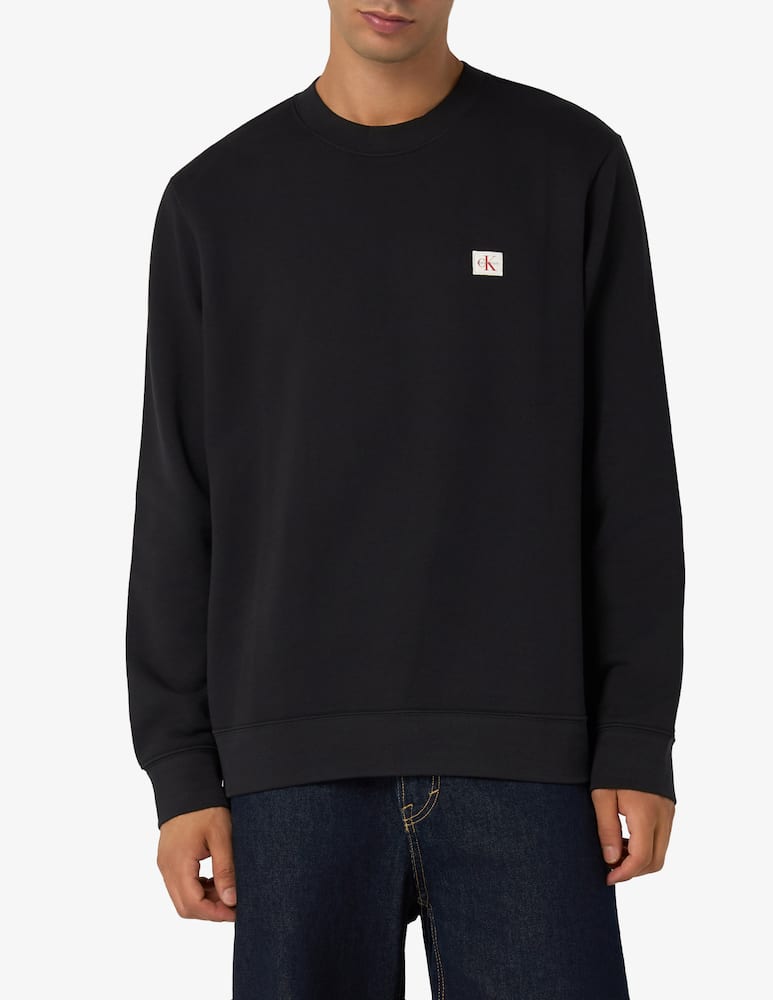 rinascente Calvin Klein Jeans Crewneck sweatshirt with badge