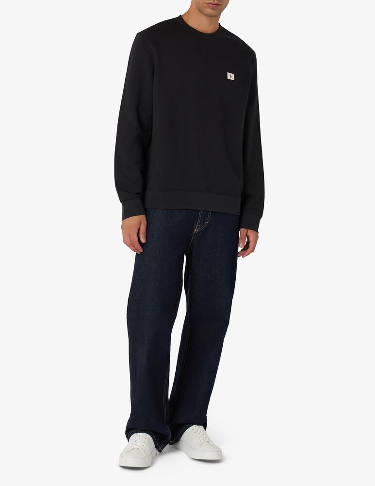 rinascente Calvin Klein Jeans Crewneck sweatshirt with badge