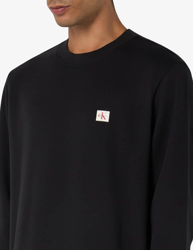 rinascente Calvin Klein Jeans Crewneck sweatshirt with badge