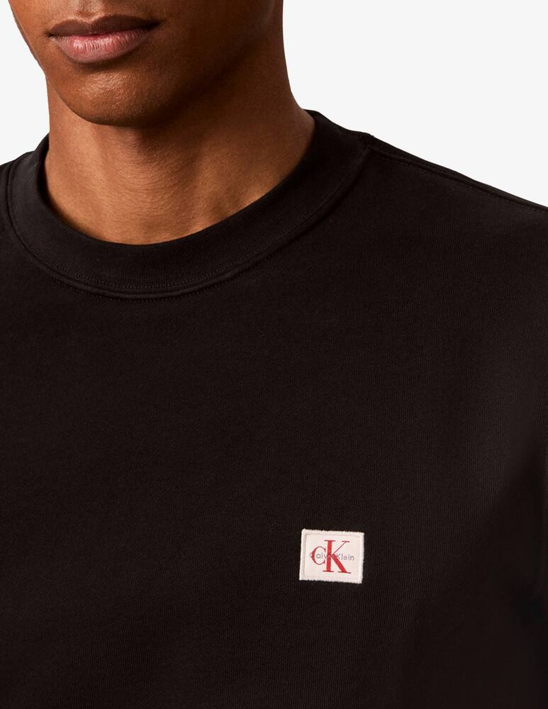 rinascente Calvin Klein Jeans Crewneck sweatshirt with badge