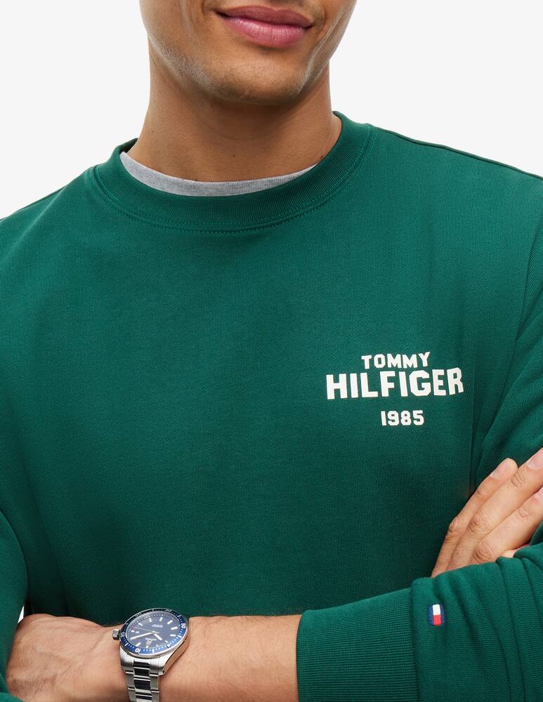 rinascente Tommy Hilfiger Felpa girocollo con logo 1985