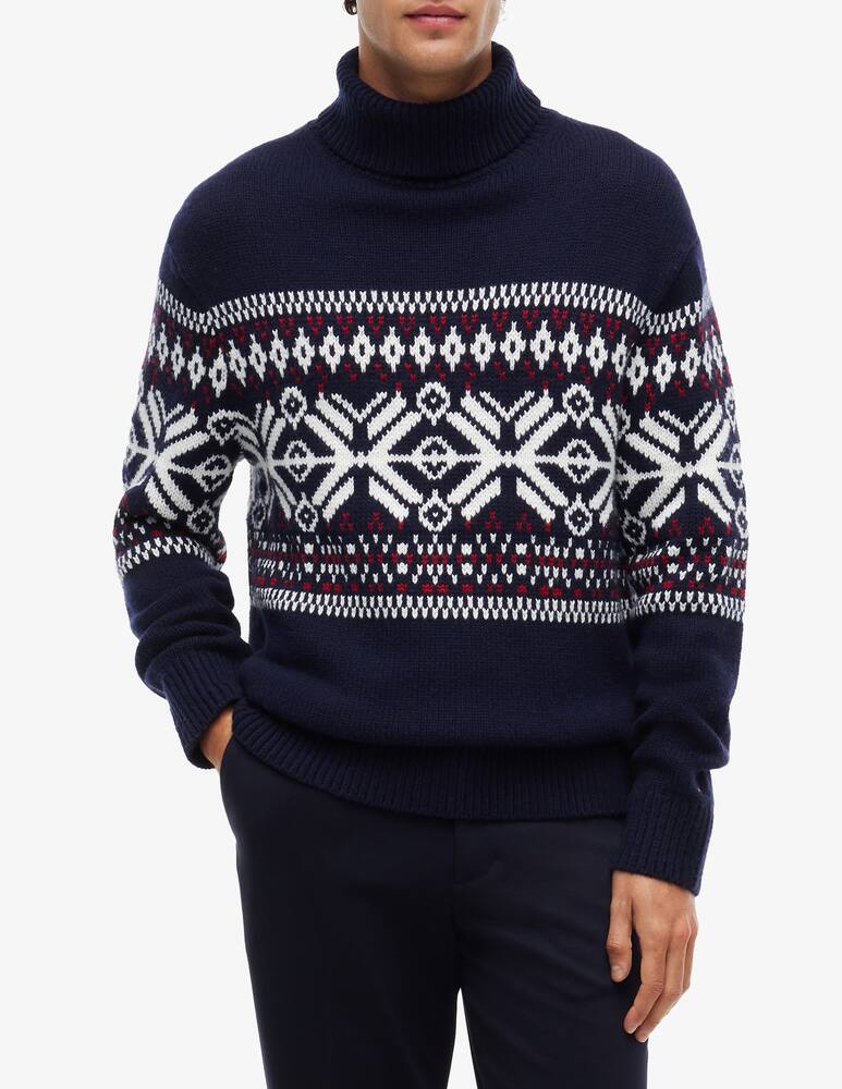 Tommy Hilfiger Maglia collo alto in misto lana - immagine 1 Tommy Hilfiger Maglia collo alto in misto lana - immagine 1