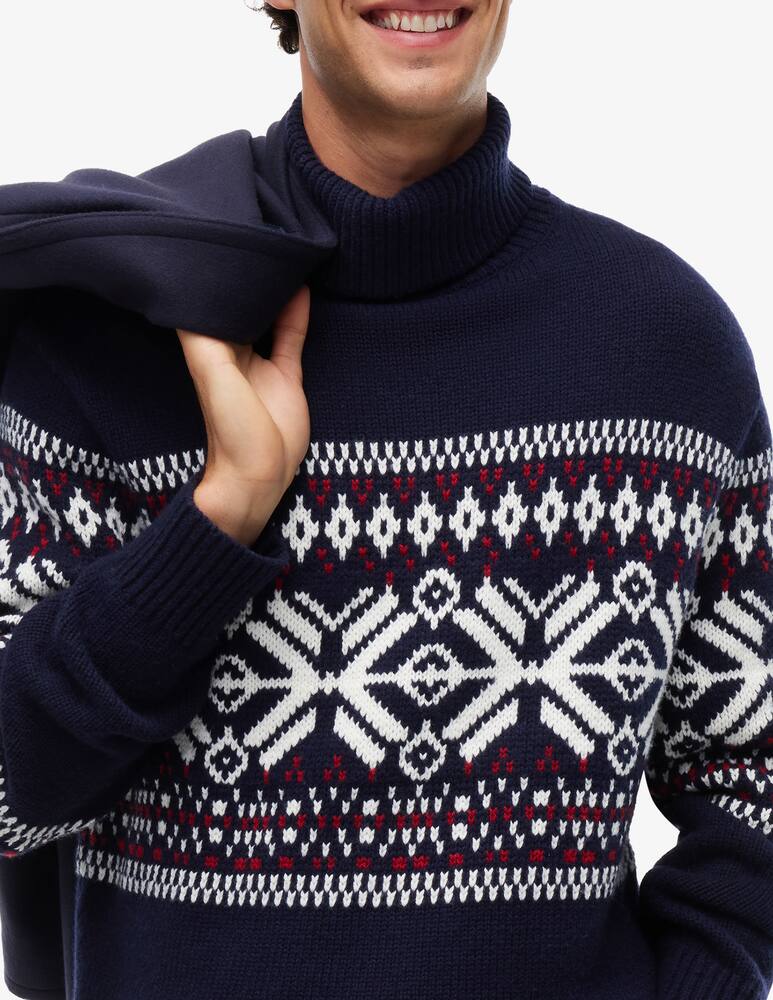 Tommy Hilfiger Maglia collo alto in misto lana - immagine 5 Tommy Hilfiger Maglia collo alto in misto lana - immagine 5