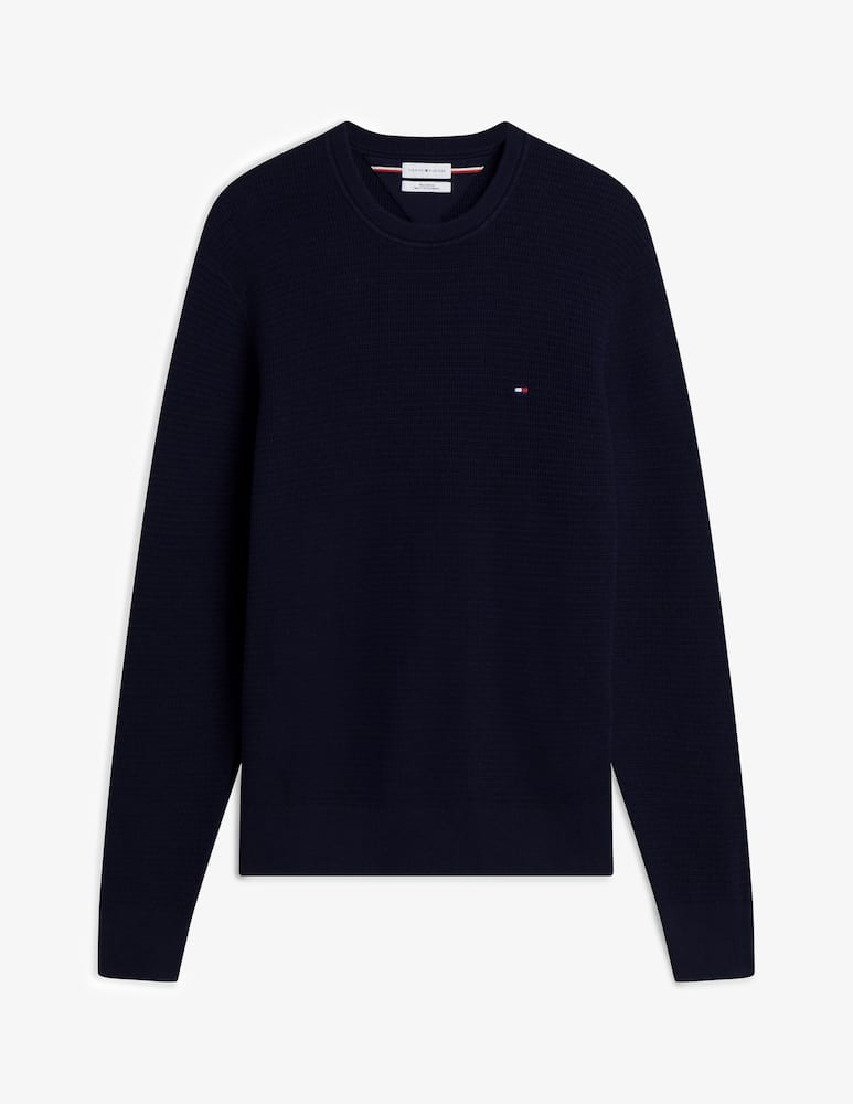 Tommy Hilfiger Structured crewneck jumper - picture 5 Tommy Hilfiger Structured crewneck jumper - picture 5
