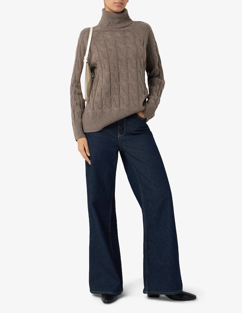 Tommy Hilfiger Cable roll-neck jumper - picture 2