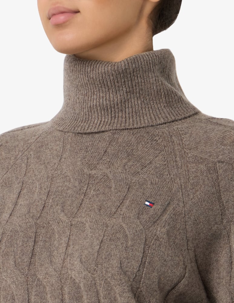 Tommy Hilfiger Cable roll-neck jumper - picture 4