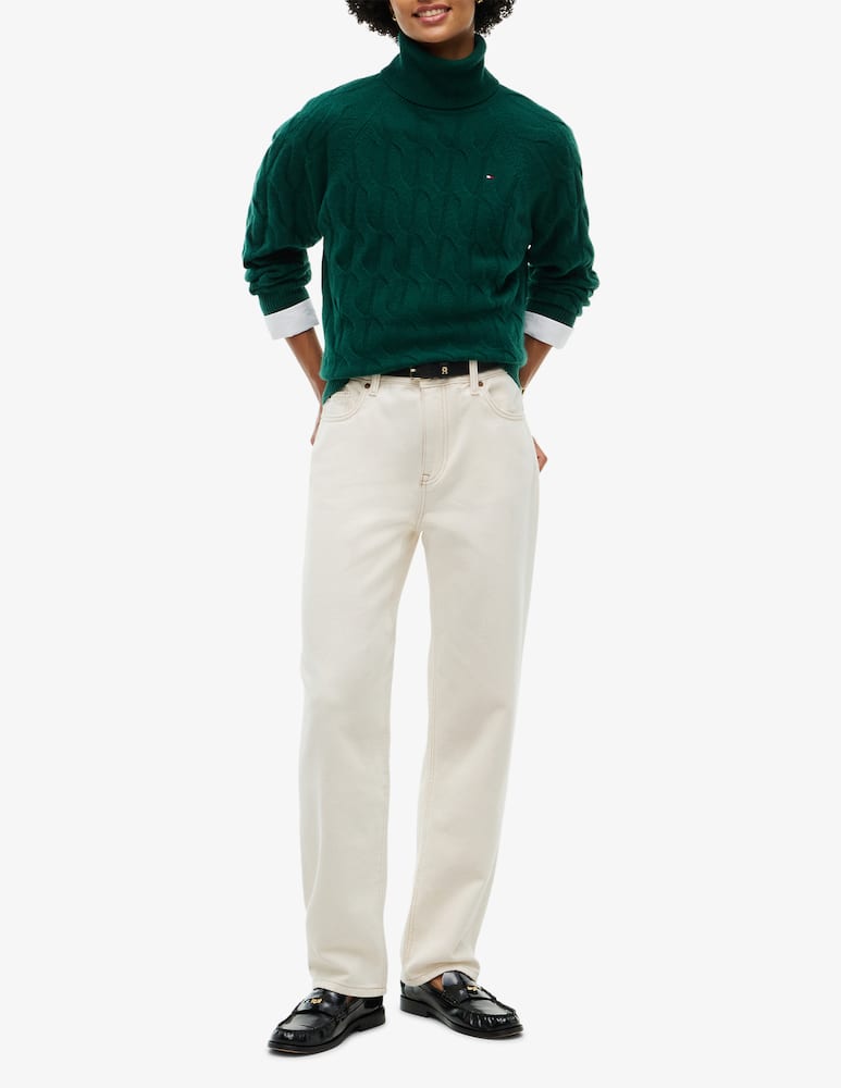 rinascente Tommy Hilfiger Soft cable roll-neck jumper