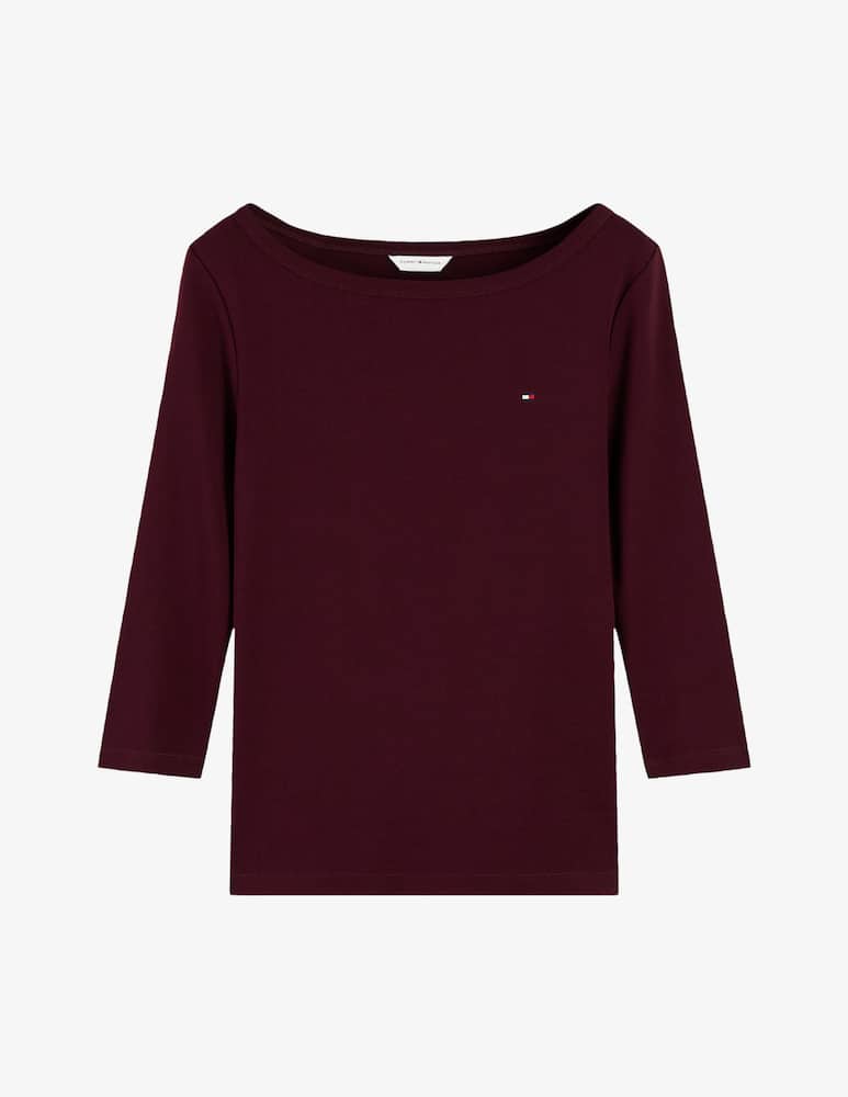 Tommy Hilfiger Boat-neck 3/4 sleeve t-shirt - picture 5 Tommy Hilfiger Boat-neck 3/4 sleeve t-shirt - picture 5