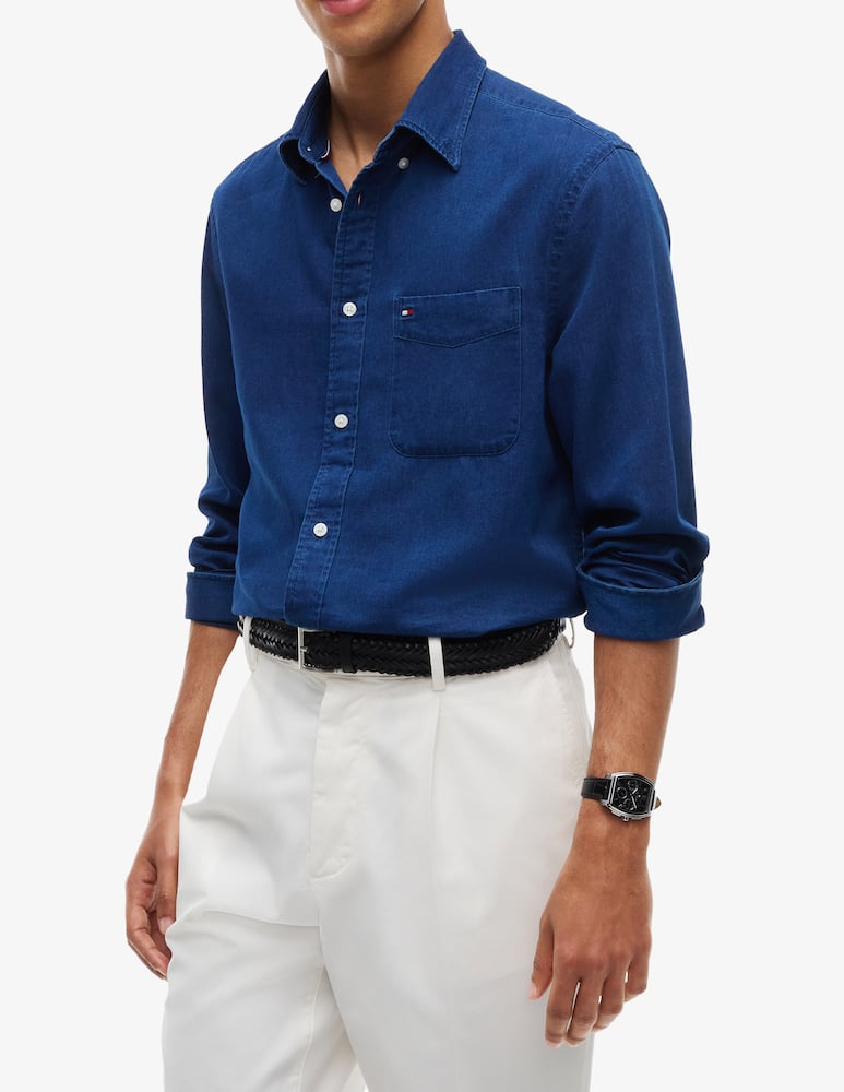 rinascente Tommy Hilfiger Camicia in chambray con tasca