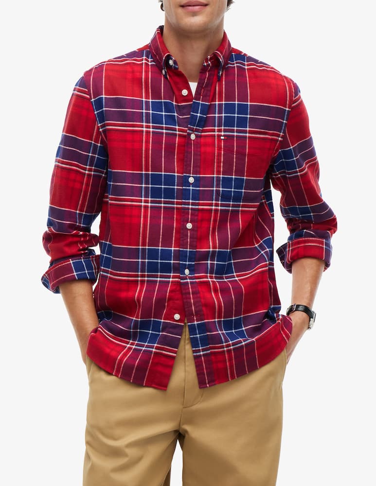 rinascente Tommy Hilfiger Flannel tartan check shirt