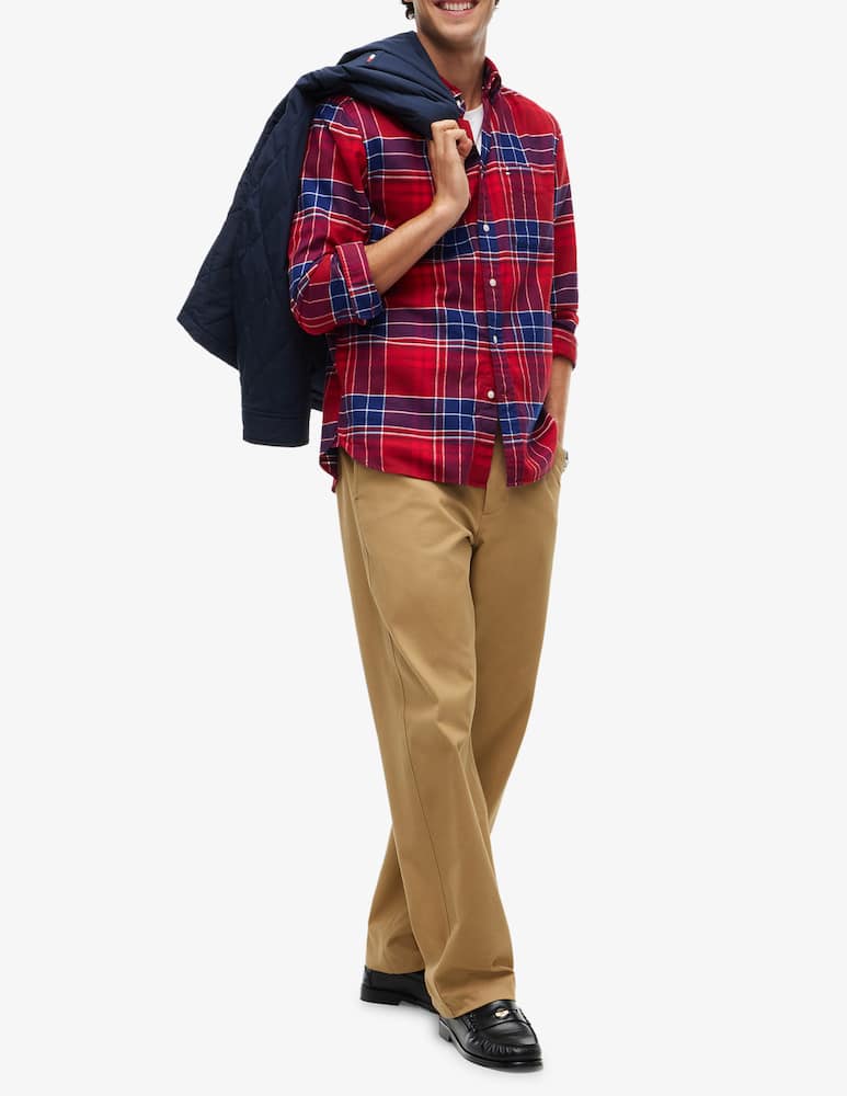 rinascente Tommy Hilfiger Flannel tartan check shirt