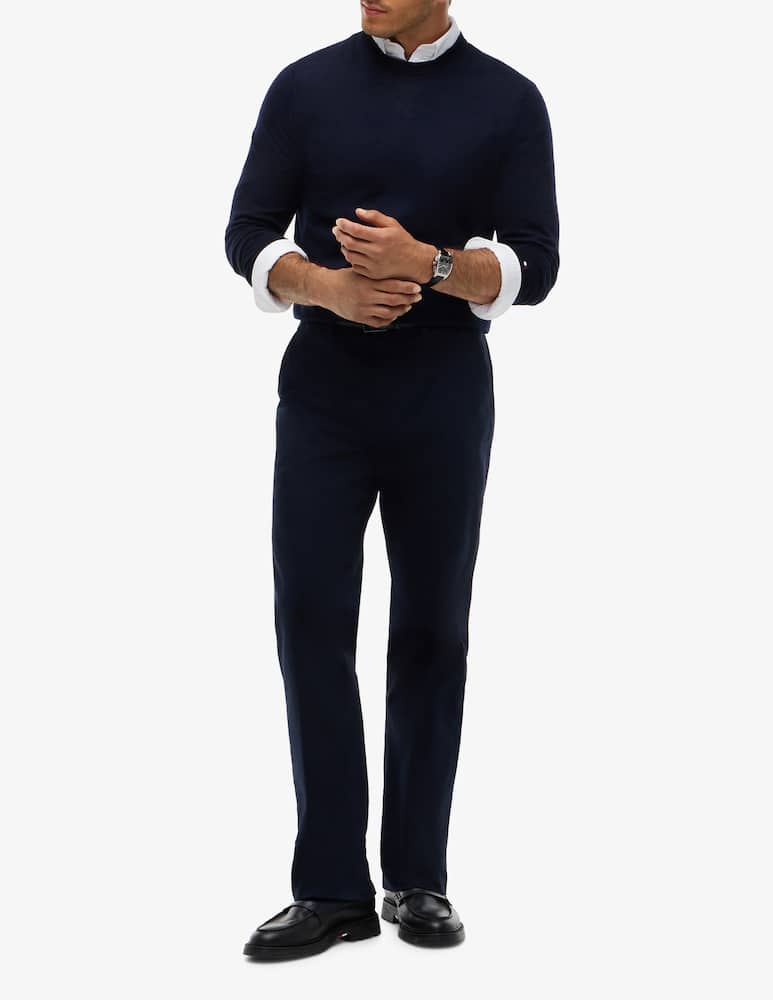 Tommy Hilfiger Merino crewneck sweater - picture 2 Tommy Hilfiger Merino crewneck sweater - picture 2