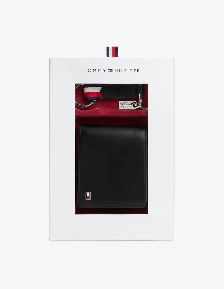 rinascente Tommy Hilfiger Mini portafoglio e portachiavi set