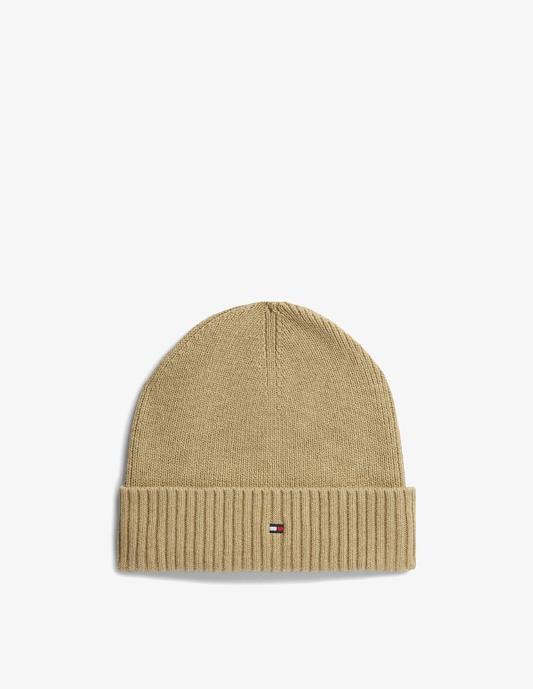 Tommy Hilfiger Logo pima cotton beanie - picture 1