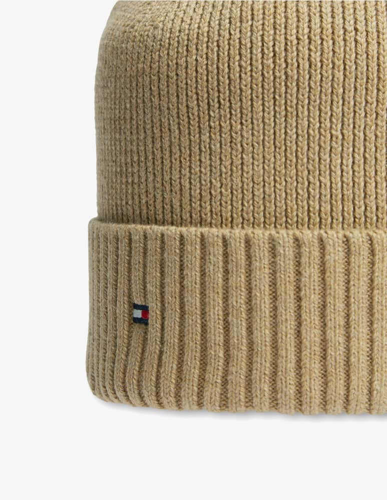 Tommy Hilfiger Logo pima cotton beanie - picture 3