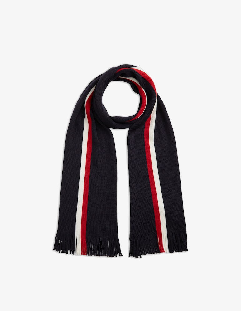 rinascente Tommy Hilfiger Striped fringed scarf