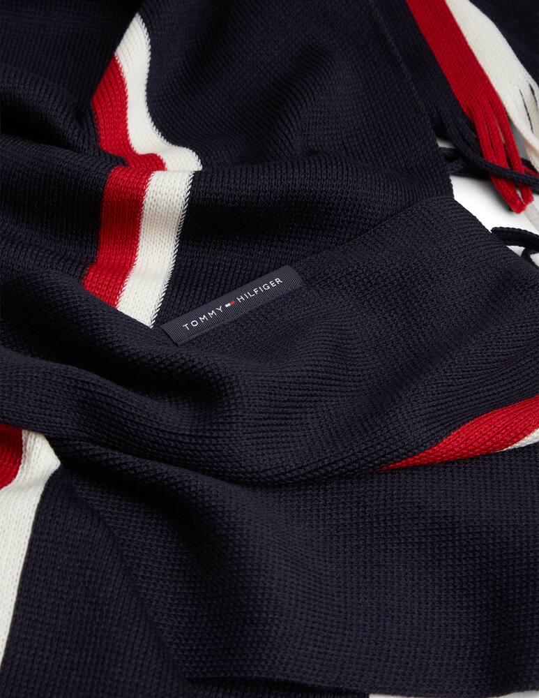 rinascente Tommy Hilfiger Striped fringed scarf