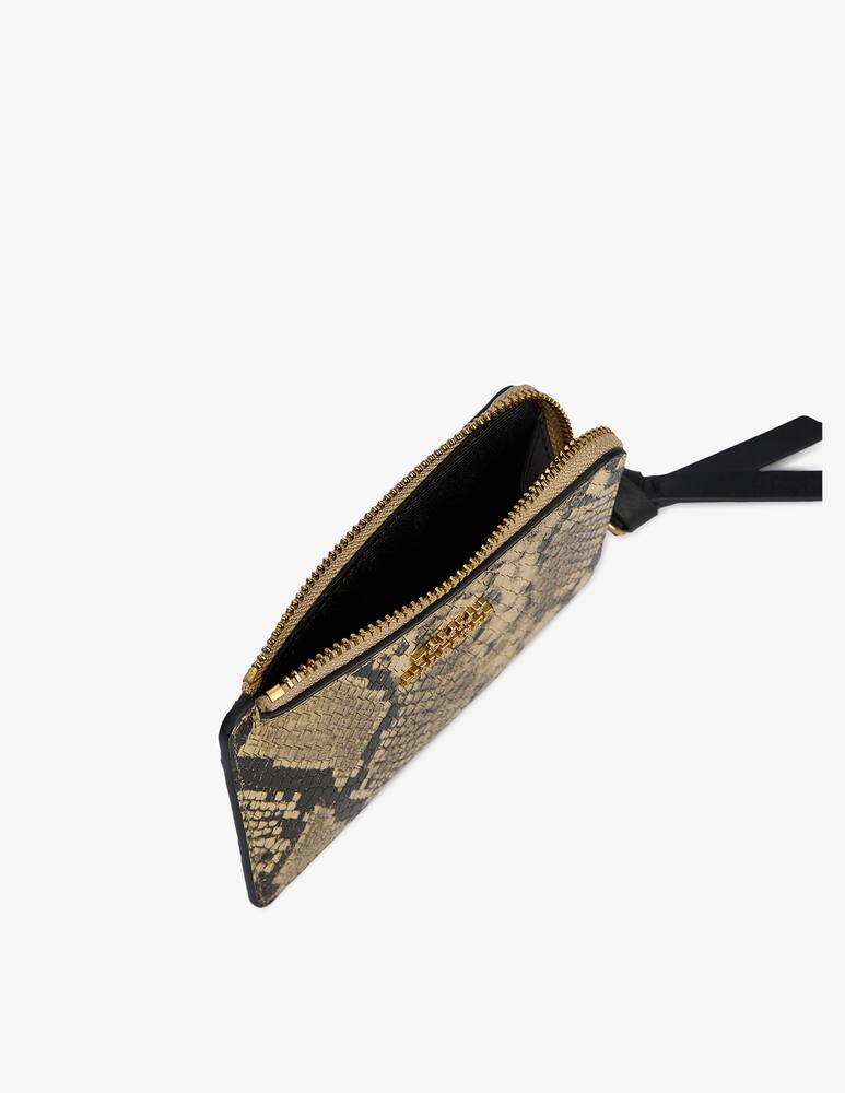 rinascente Tommy Hilfiger Snake leather cardholder