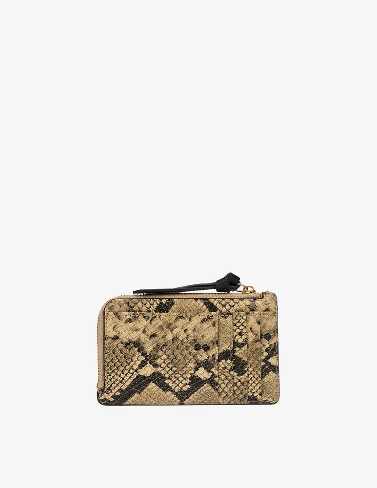 rinascente Tommy Hilfiger Snake leather cardholder