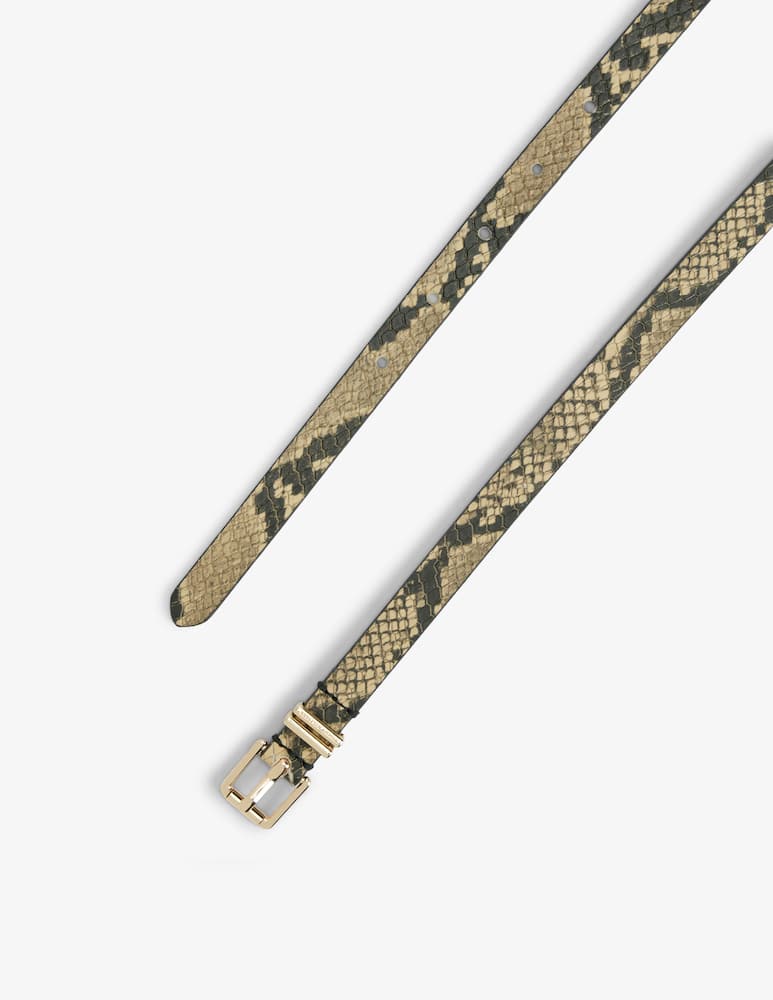 Tommy Hilfiger Cintura effetto pitone - immagine 2 Tommy Hilfiger Cintura effetto pitone - immagine 2