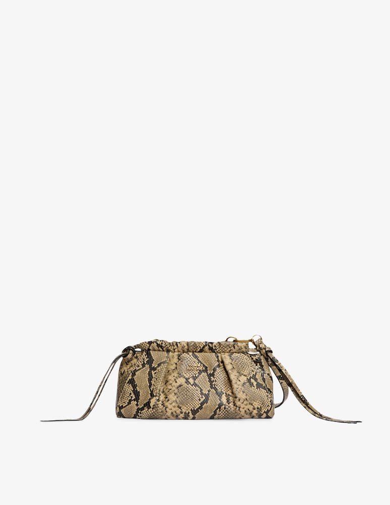 rinascente Tommy Hilfiger Leather mini snake Crossbody bag