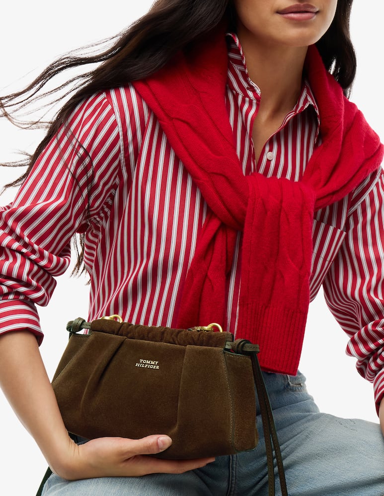 Tommy Hilfiger Mini borsa a tracolla in suede - immagine 2 Tommy Hilfiger Mini borsa a tracolla in suede - immagine 2