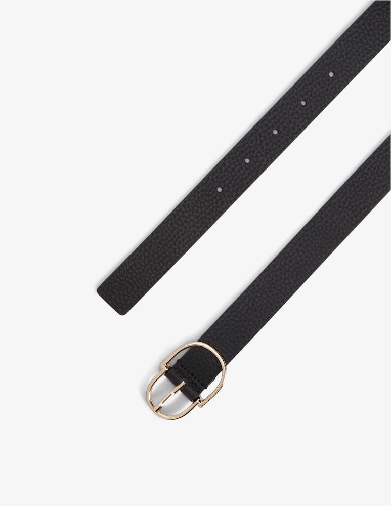 Tommy Hilfiger Cintura effetto martellato con fibbia doppia - immagine 2 Tommy Hilfiger Cintura effetto martellato con fibbia doppia - immagine 2