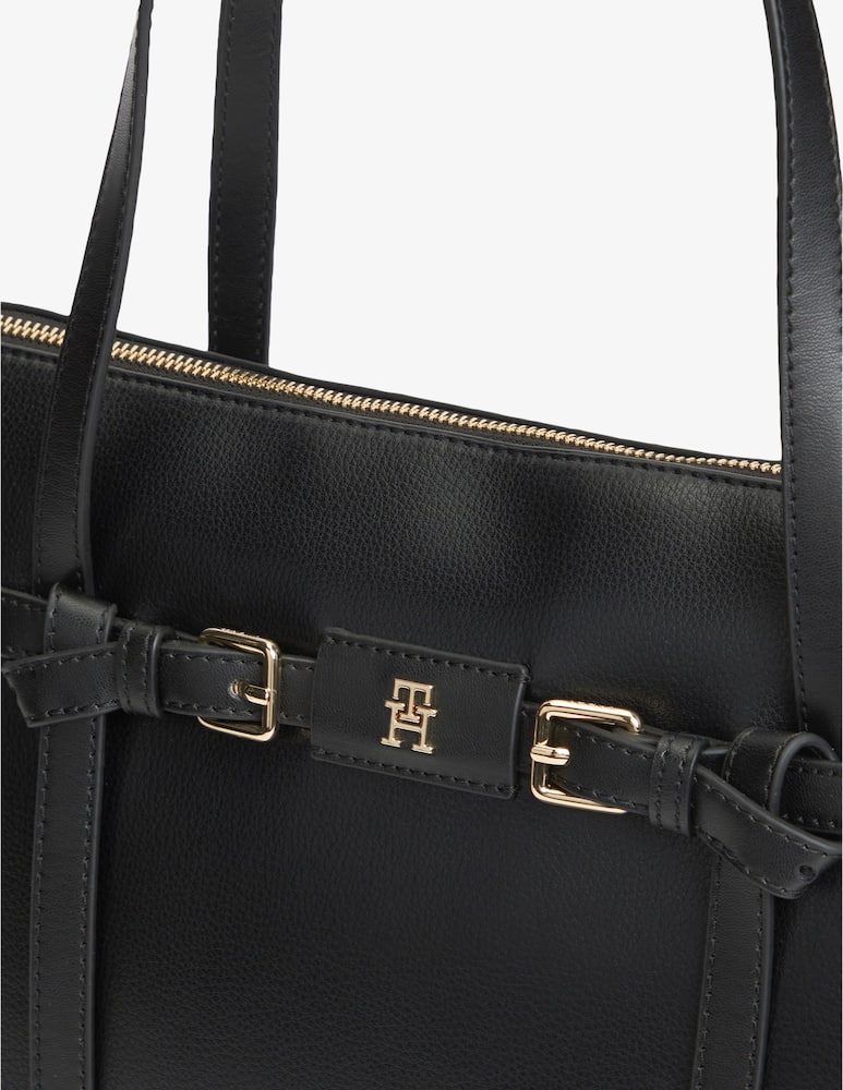 Tommy Hilfiger Borsa shopper con fibbia - immagine 4