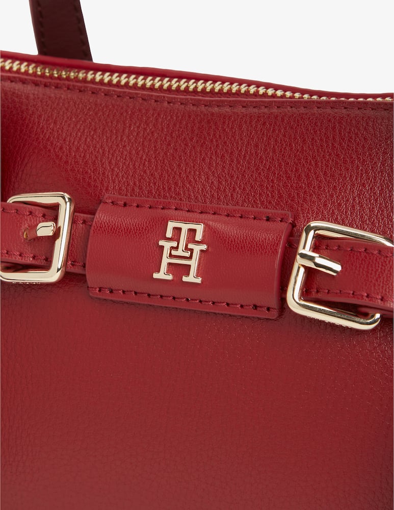 Tommy Hilfiger Borsa shopper mini con fibbia - immagine 4