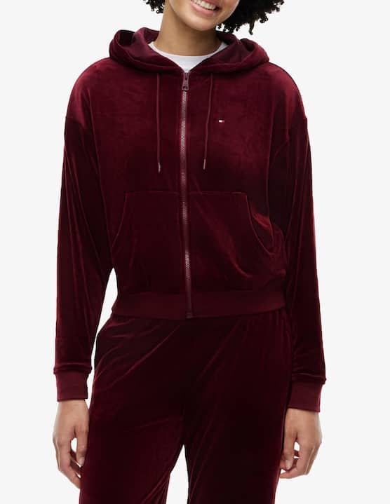 Tommy Hilfiger - Felpa con cappuccio in velluto - €89,90