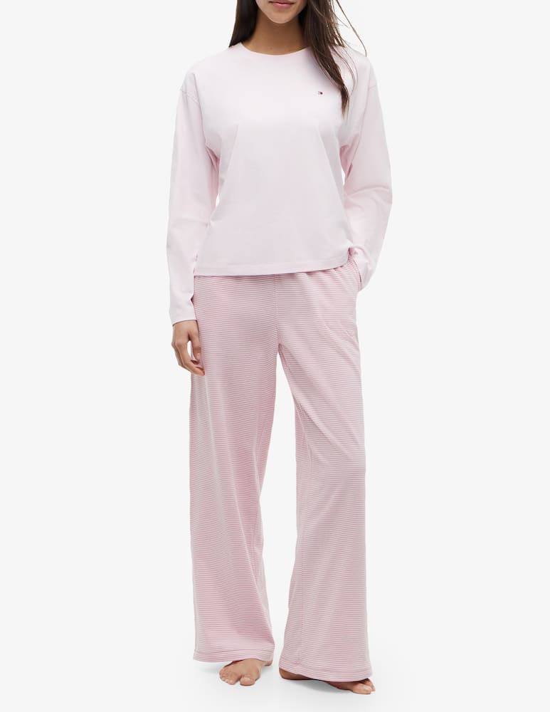 rinascente Tommy Hilfiger Long-sleeved jersey pyjama set