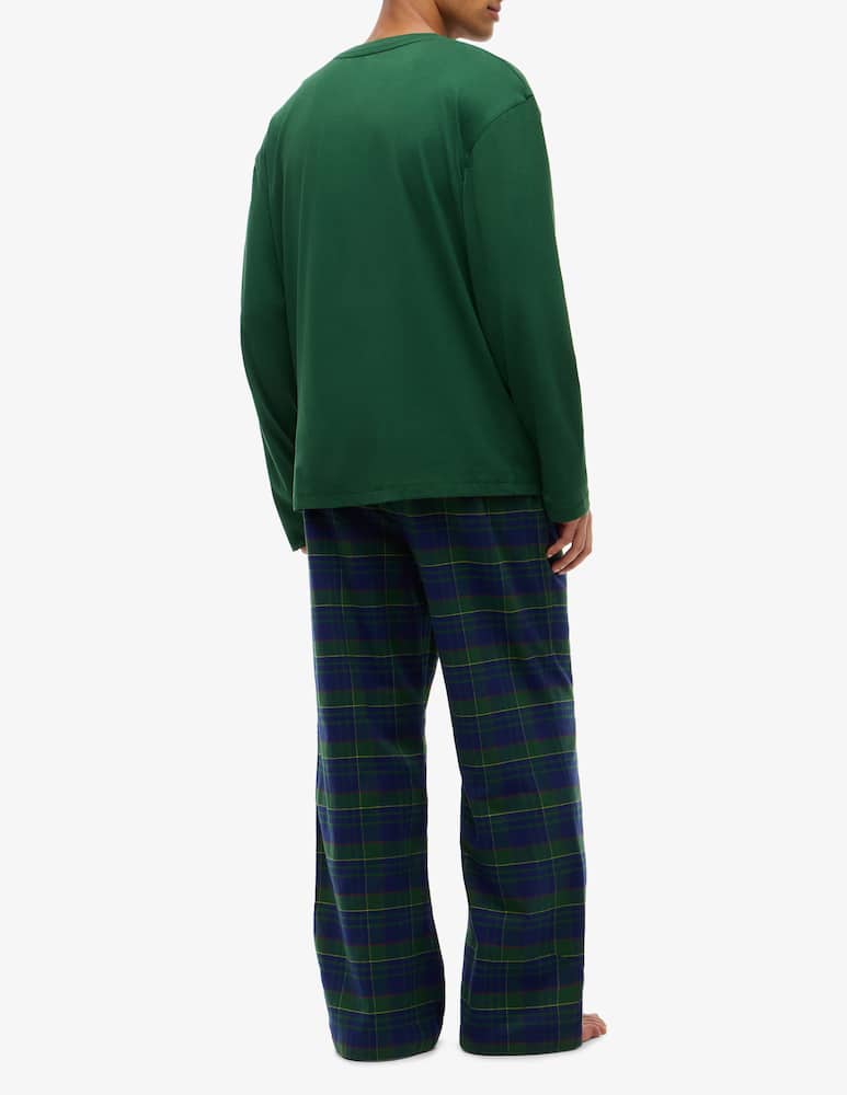 Tommy Hilfiger Pigiama jersey in flanella - immagine 2 Tommy Hilfiger Pigiama jersey in flanella - immagine 2