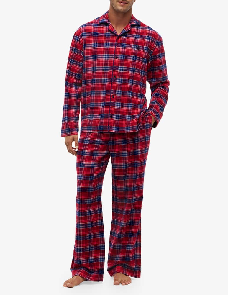 Tommy Hilfiger Set pigiama in flanella a quadri - immagine 2 Tommy Hilfiger Set pigiama in flanella a quadri - immagine 2
