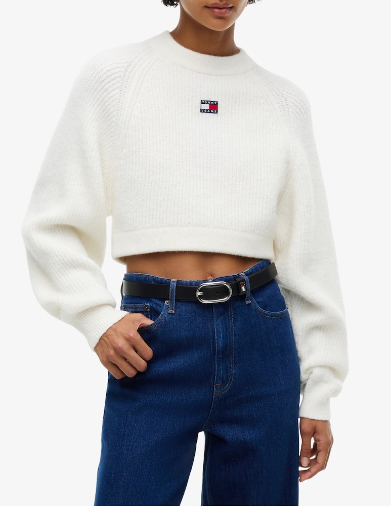 rinascente Tommy Jeans Crop badge sweater