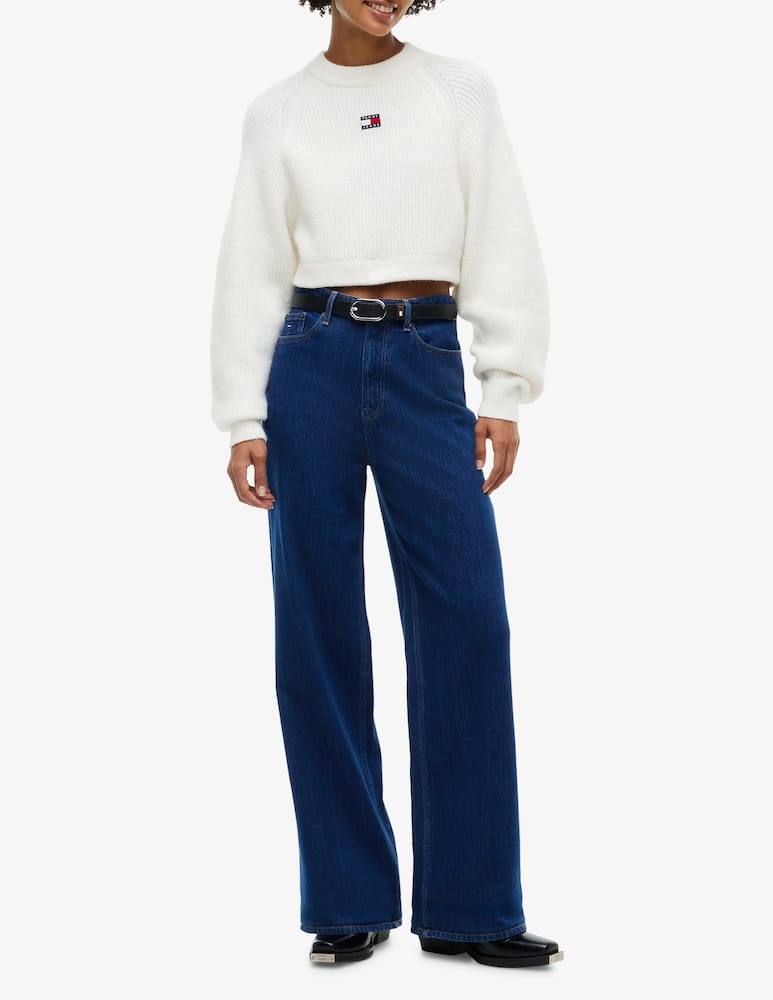 rinascente Tommy Jeans Crop badge sweater