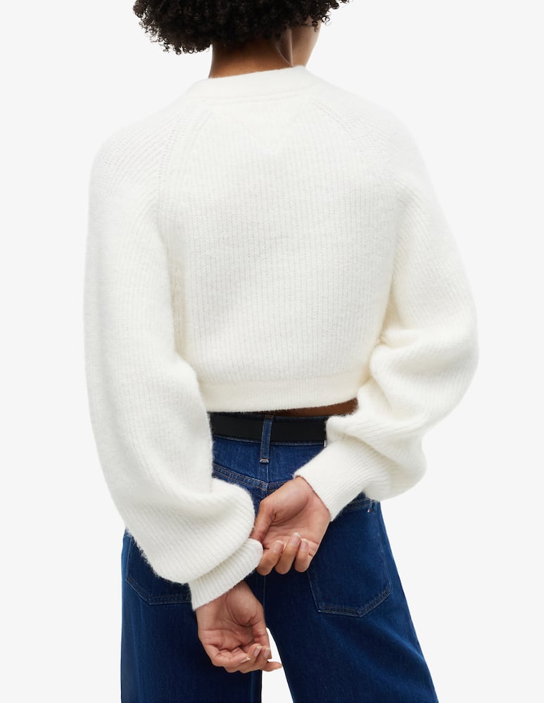 rinascente Tommy Jeans Crop badge sweater