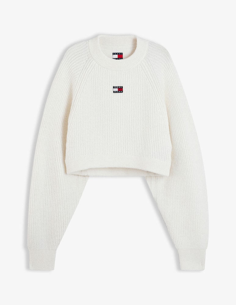 rinascente Tommy Jeans Crop badge sweater